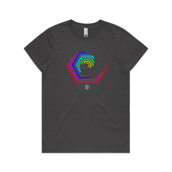 Hexagonal spiral Rainbow - F Thumbnail